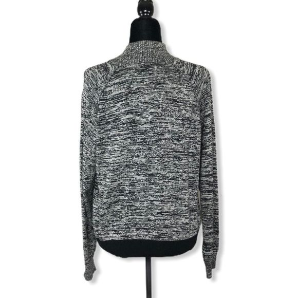 Splendid Heathered Grey Mock Neck Sweater Long Sleeve NWT size Large - Picture 5 of 10
